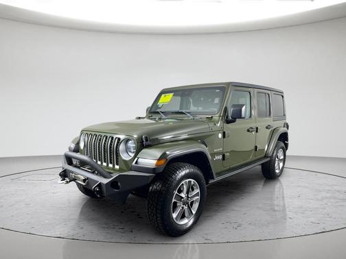Green 2021 Jeep Wrangler Unlimited Sahara