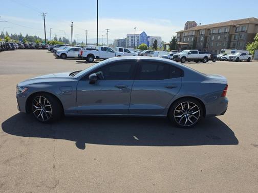 Gray 2022 Volvo S60 Recharge Plug-In Hybrid T8 Polestar Engineered Extended Range