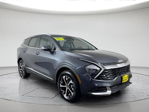 Gray 2023 Kia Sportage Hybrid EX