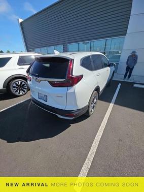 White 2021 Honda CR-V EX-L