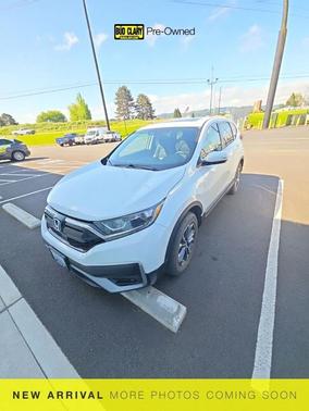 White 2021 Honda CR-V EX-L