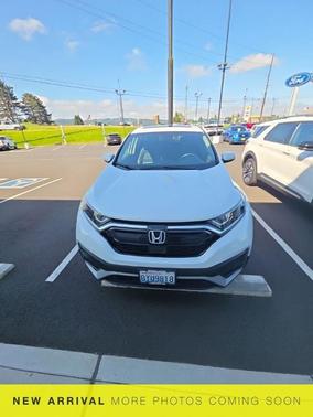 White 2021 Honda CR-V EX-L