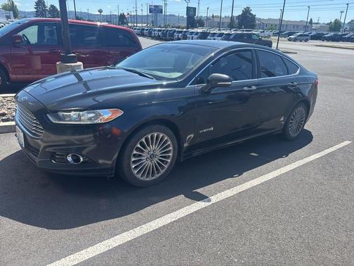 Black 2014 Ford Fusion Hybrid Titanium
