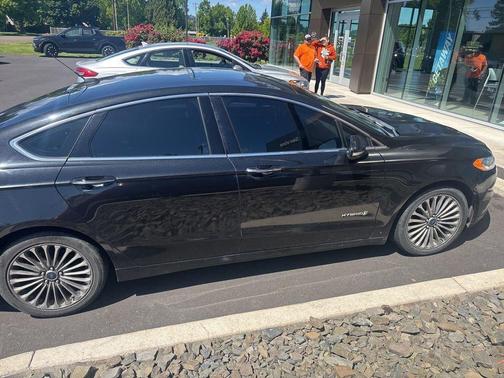 Black 2014 Ford Fusion Hybrid Titanium