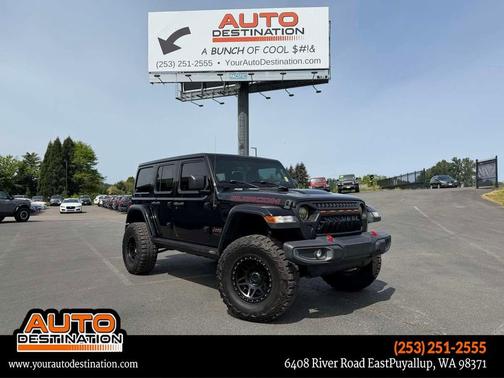 Black Clearcoat 2019 Jeep Wrangler Unlimited Rubicon