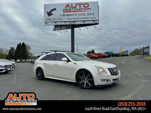 White Diamond Tricoat 2012 Cadillac CTS Premium