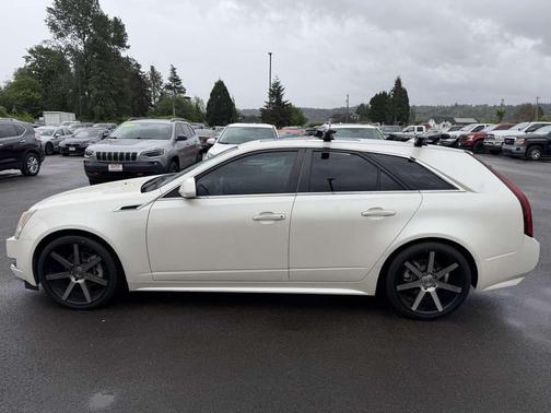 White Diamond Tricoat 2012 Cadillac CTS Premium