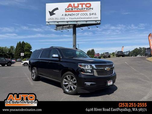 Black 2015 Chevrolet Suburban 1500 LTZ