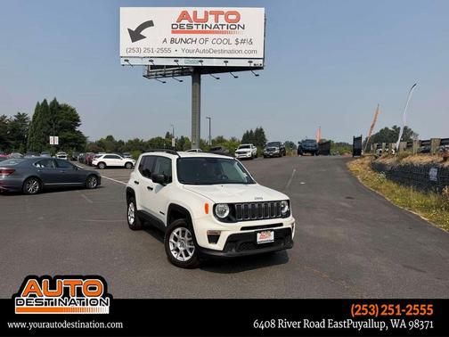 Alpine White Clearcoat 2019 Jeep Renegade Sport