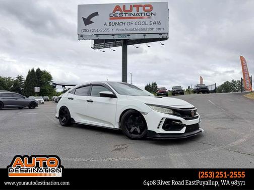 White Orchid Pearl 2017 Honda Civic Sport Touring