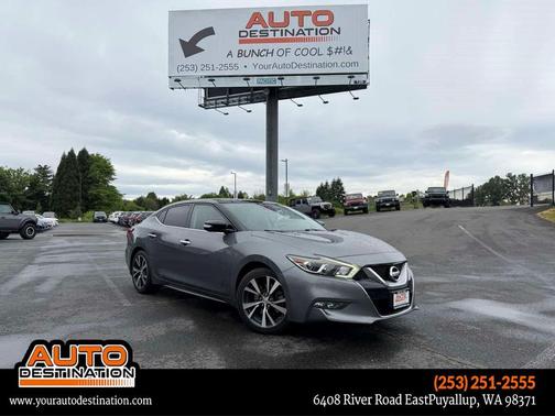 Gun Metallic 2017 Nissan Maxima 3.5 Platinum