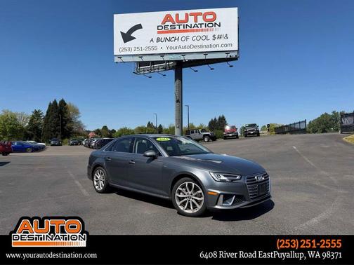 Monsoon Gray Metallic 2019 Audi A4 45 Premium