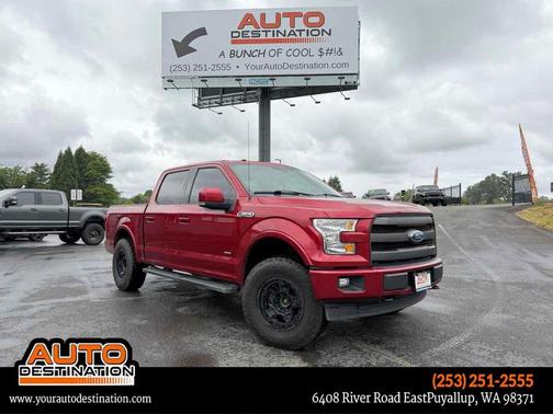 Ruby Red Metallic Tinted Clearcoat 2017 Ford F-150 Lariat