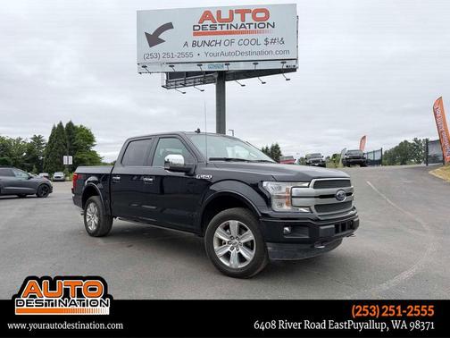 Agate Black Metallic 2019 Ford F-150 Platinum