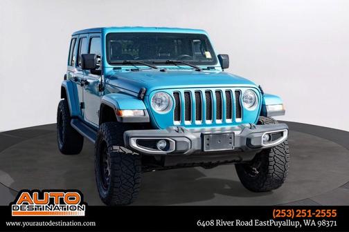 Black 2018 Jeep Wrangler Unlimited Sahara