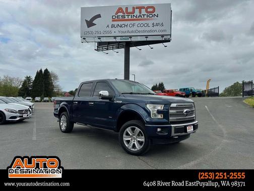 Blue Jeans Metallic 2016 Ford F-150 Platinum