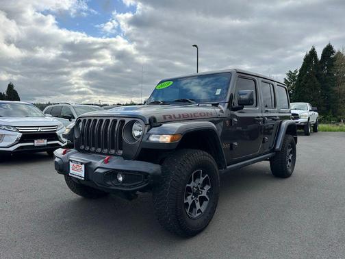 Granite Crystal Metallic Clearcoat 2019 Jeep Wrangler Unlimited Rubicon