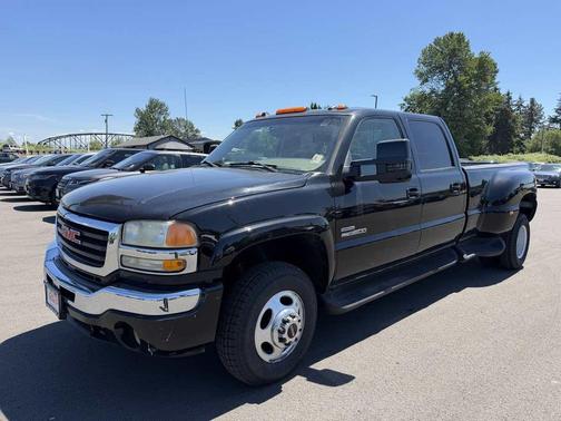 Onyx Black 2005 GMC Sierra 3500 SLT Crew Cab