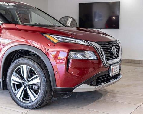 Red 2023 Nissan Rogue Platinum