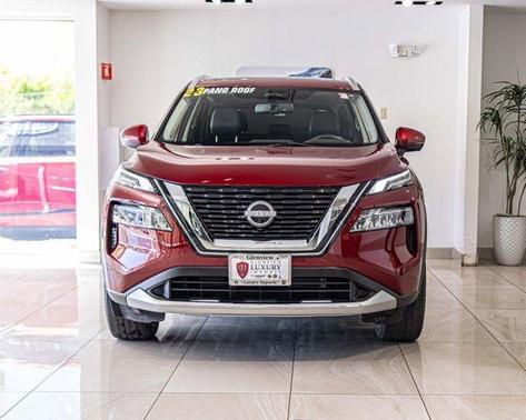 Red 2023 Nissan Rogue Platinum