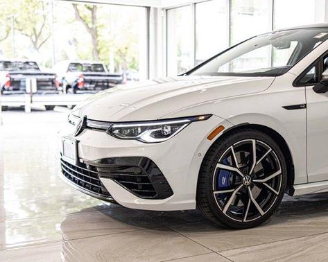 Pure White 2022 Volkswagen Golf R 2.0T