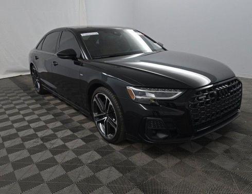 Mythos Black Metallic 2025 Audi A8 L 55