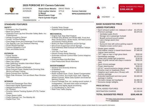 2025 Porsche 911 Carrera