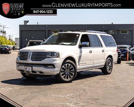 White Platinum Clearcoat 2017 Lincoln Navigator L Select