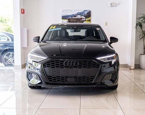 Brilliant Black 2024 Audi A3 40 Premium