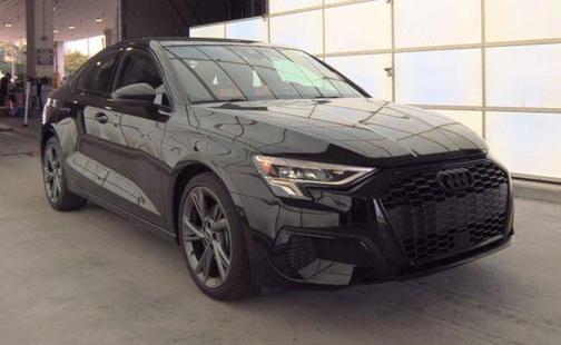 Brilliant Black 2024 Audi A3 40 Premium