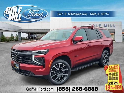 Red 2025 Chevrolet Tahoe RST