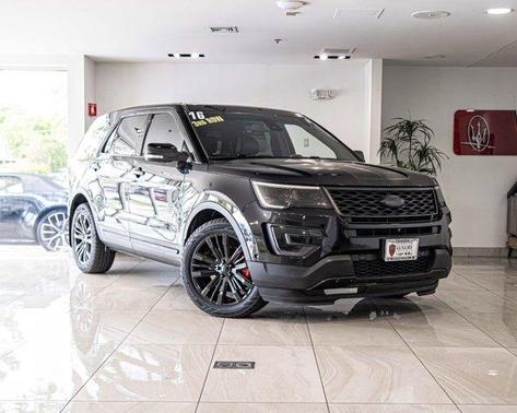 Shadow Black 2016 Ford Explorer Platinum