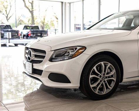 White 2018 Mercedes-Benz C-Class C 300 4MATIC