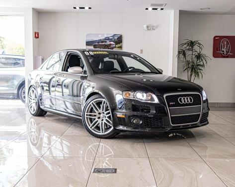 Black 2008 Audi RS 4 4.2 quattro L