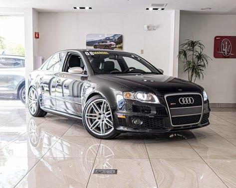 Black 2008 Audi RS 4 4.2 quattro L