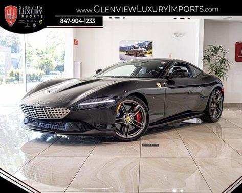 Nero Daytona Metallic 2022 Ferrari Roma Base