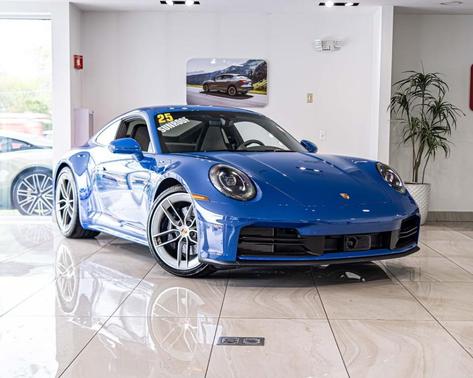 Blue 2025 Porsche 911 Carrera