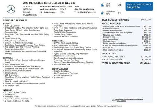 2023 Mercedes-Benz GLC 300 Base 4MATIC