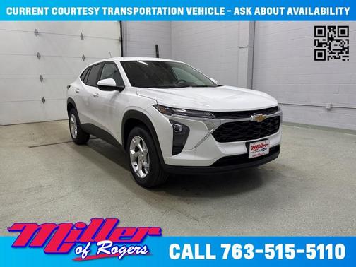 Summit White 2026 Chevrolet Trax LS