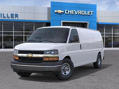 Summit White 2026 Chevrolet Express 3500 Work Van