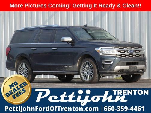 Blue Metallic 2022 Ford Expedition Max Platinum