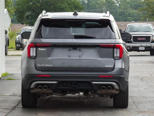 Gray Metallic 2025 Ford Explorer Platinum