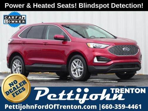 Red Metallic 2023 Ford Edge SEL