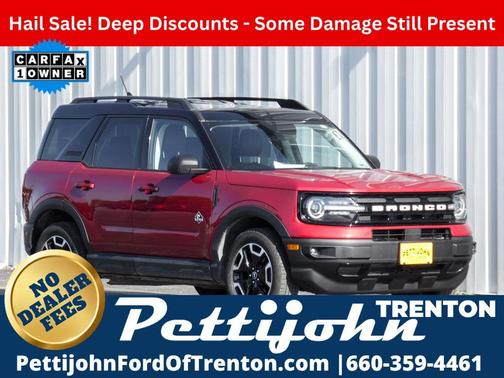 Red Metallic 2021 Ford Bronco Sport Outer Banks