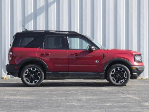 Red Metallic 2021 Ford Bronco Sport Outer Banks