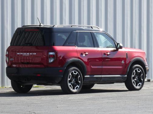 Red Metallic 2021 Ford Bronco Sport Outer Banks