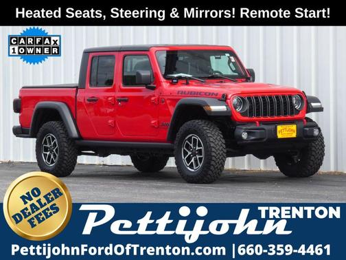 Firecracker Red Clearcoat 2025 Jeep Gladiator Rubicon