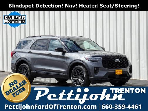 Gray Metallic 2025 Ford Explorer ST-Line