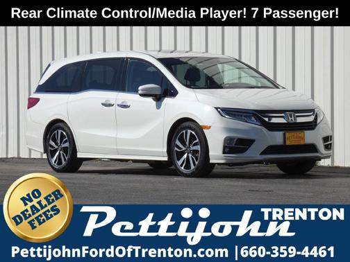 White 2019 Honda Odyssey Elite