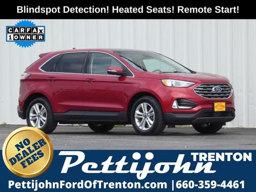 Red Metallic 2020 Ford Edge SEL